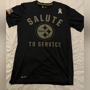 NFL Dri-Fit Salute to Service mens shirt STEELERS
